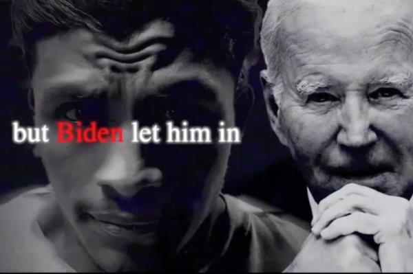 The ad claims that Biden let Morin's alleged killer Victor Hernandez into the country.