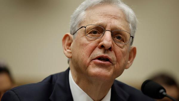 AG Garland testifying to Congress