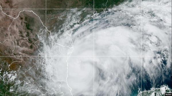 Satellite image shows Tropical Storm Francine churning through the Gulf of Mexico Sept. 9, 2024. (CIRA/NOAA/Handout via REUTERS) 