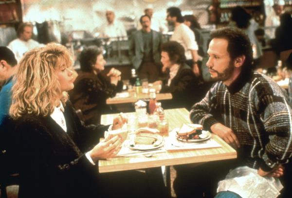 WHEN HARRY MET SALLY..., Meg Ryan, Billy Crystal, 1989