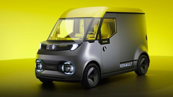 Renault Estafette Co<em></em>ncept electric van, front